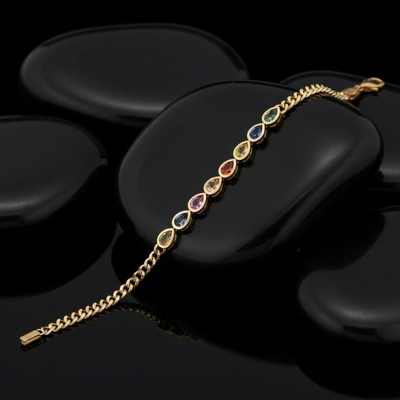 Dreams Diamond 14K (or 18k upon request) Yellow Gold Link Chain Bracelet